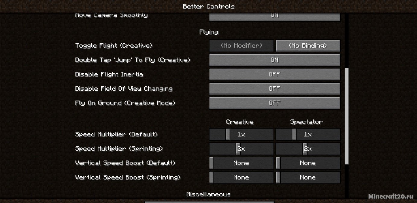 Мод Better Controls 1.19.2/1.18.2 (Переключаемые сочетания клавиш) | 1-11-2022, 18:20 - Моды для Minecraft / Fabric / 1.19.2 / 1.19.1 / 1.19 / 1.18.2 / 1.18.1 / 1.17.1 / 1.16.5 / 1.15.2