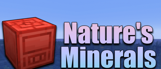 Перейти в новость Мод Nature's Minerals 1.19.3/1.18.2 (4 металла и 2 кузницы)