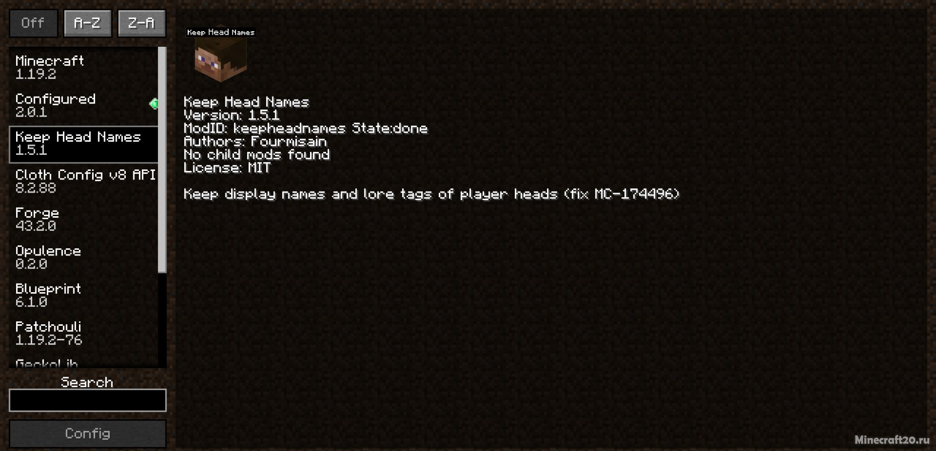 Мод Keep Head Names 1.20.6/1.19.4 (Cохранение отображаемых имен) | 4-05-2024, 20:34 - Моды для Minecraft / Fabric / 1.20.6 / 1.20.4 / 1.20.2 / 1.20.1 / 1.20 / 1.19.4 / 1.19.3 / 1.19.2 / 1.19.1 / 1.19 / 1.18.2 / 1.18.1 / 1.17.1 / 1.16.5