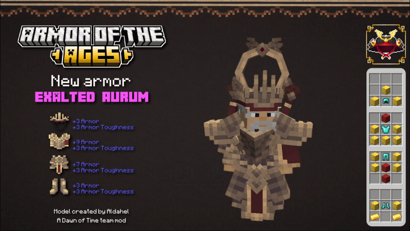 New armor in Armor of the Ages : Exalted Aurum