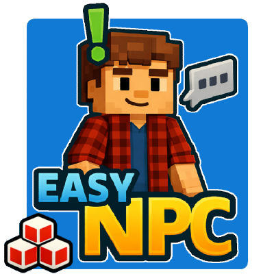 Перейти в новость Мод Easy NPC (Упрощённые NPC для карт) 1.21.11/1.19.4