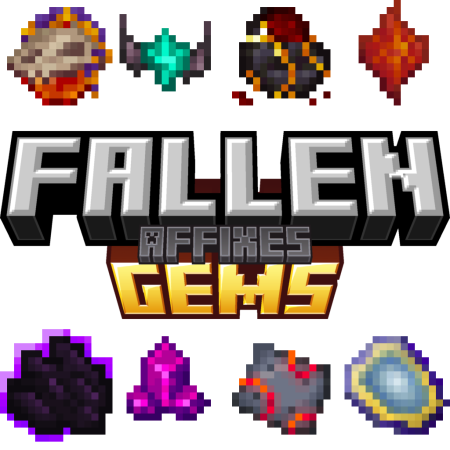 Мод Fallen Gems & Affixes 1.21.1/1.20.1 (Расширение Apotheosis)