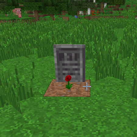 Мод Gravestone mod - Graves 26.1/1.21.11 (Могилы и души)
