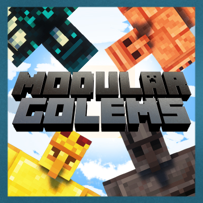 Мод Modular Golems 1.21.1/1.19.4 (Модульные металлические големы стиле)
