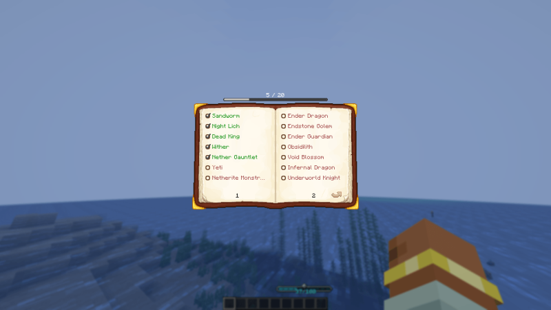 Мод Boss Checklist 1.21.11/1.20.4 (Список боссов, Отслеживание прогресса) | 8-03-2026, 23:39 - Моды для Minecraft / Мини карта / RPG / Инструменты / 1.20.1 / 1.20.4 / 1.21.1 / 1.21.4 / 1.21.5 / 1.21.11