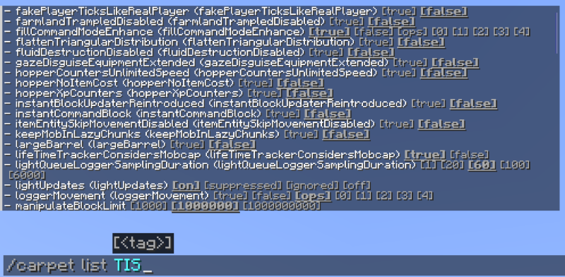 Мод Carpet TIS Addition 26.1/1.21.11 (Расширение Carpet Mod) | Сегодня, 18:01 - Моды для Minecraft / Инструменты / 1.14.4 / 1.15.2 / 1.16 / 1.16.1  / 1.16.2  / 1.16.3 / 1.16.4 / 1.17 / 1.16.5 / 1.17.1 / 1.18 / 1.18.1 / 1.18.2 / 1.19 / 1.19.2 / 1.19.3 / 1.19.4 / 1.20 / 1.20.1 / 1.20.2 / 1.20.4 / 1.20.5 / 1.20.6 / 1.21 / 1.21.1 / 1.21.4 / 1.21.5 / 1.21.8 / 1.21.10 / 1.21.11 / 26.1