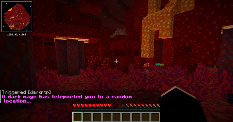 Мод DarkRTP - RTP RPG Random Teleport 26.1/1.21.11 (Случайная телепортация) | 25-03-2026, 17:08 - Моды для Minecraft / RPG / Инструменты / 1.18.2 / 1.19 / 1.19.3 / 1.19.4 / 1.20 / 1.20.1 / 1.20.2 / 1.20.4 / 1.20.6 / 1.21 / 1.21.1 / 1.21.4 / 1.21.5 / 1.21.10 / 1.21.11 / 26.1