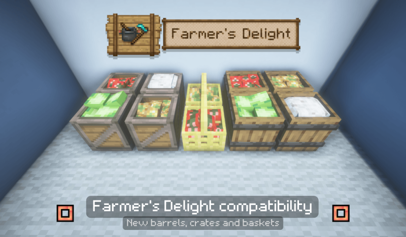 Мод [STORAGE UPGRADES] Decorative Storage 1.21.3/1.19.4 (Декоративное хранение) | 7-03-2026, 19:24 - Моды для Minecraft / Индустриальные / Еда / Деревья и растения / 1.19.2 / 1.19.4 / 1.20.1 / 1.20.4 / 1.21 / 1.21.1