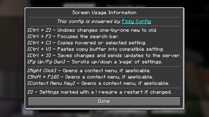Мод Fzzy Config 1.21.11/1.20.6 (Конфигурация с GUI и) | 5-03-2026, 14:53 - Моды для Minecraft / Инструменты / Ядра (Библиотеки) / 1.20.1 / 1.20.4 / 1.20.5 / 1.20.6 / 1.21 / 1.21.1 / 1.21.4 / 1.21.5 / 1.21.8 / 1.21.10 / 1.21.11