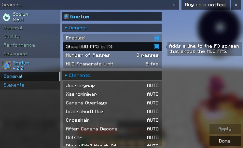 Мод Gnetum 1.21.11/1.20.1 (Оптимизация интерфейса) | 13-03-2026, 13:25 - Моды для Minecraft / 1.12.2 / 1.20.1 / 1.21.1 / 1.21.11