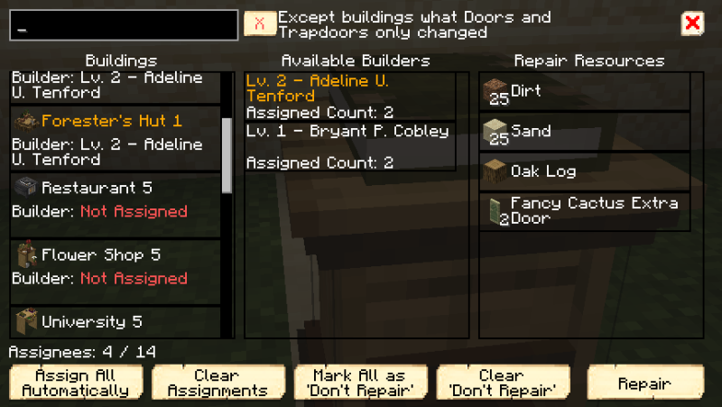 Мод Tweaks addon for MineColonies 1.21.1/1.19.2 (Твики и улучшения MineColonies) | 22-03-2026, 13:45 - Моды для Minecraft / Инструменты / 1.19.2 / 1.20.1 / 1.21.1