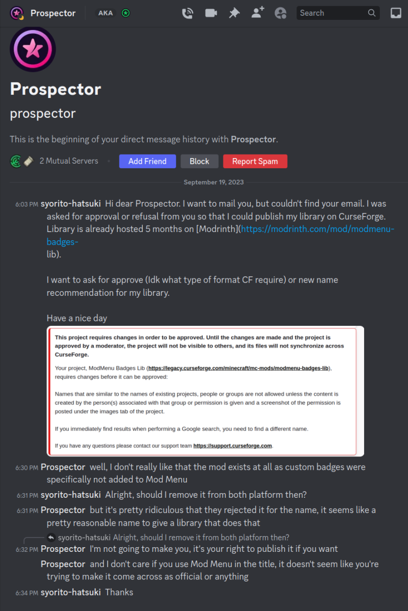 Мод ModMenu Badges Lib 26.1/1.21.11 (Библиотека для ModMenu) | Вчера, 17:13 - Моды для Minecraft / Мини карта / Декор / Ядра (Библиотеки) / 1.18.2 / 1.19 / 1.19.3 / 1.19.4 / 1.20 / 1.20.1 / 1.20.2 / 1.20.4 / 1.20.5 / 1.20.6 / 1.21 / 1.21.1 / 1.21.4 / 1.21.5 / 1.21.10 / 1.21.11 / 26.1