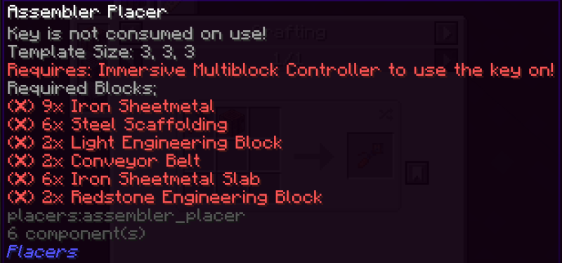 Мод Placers - Immersive Engineering 1.21.1 (Автоматическое строительство структур) | Сегодня, 15:06 - Моды для Minecraft / Индустриальные / 1.21 / 1.21.1