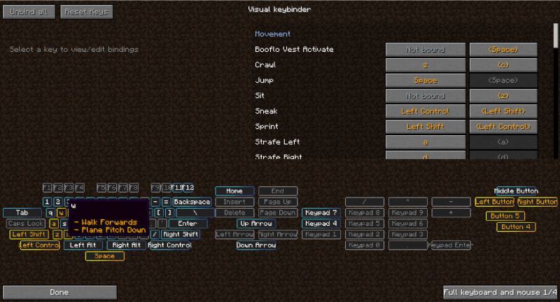 Мод Raw's Visual keybinder 1.21.1/1.19.2 (Управление привязками клавиш) | 18-03-2026, 19:28 - Моды для Minecraft / Инструменты / 1.18.2 / 1.19.2 / 1.20.1 / 1.21 / 1.21.1