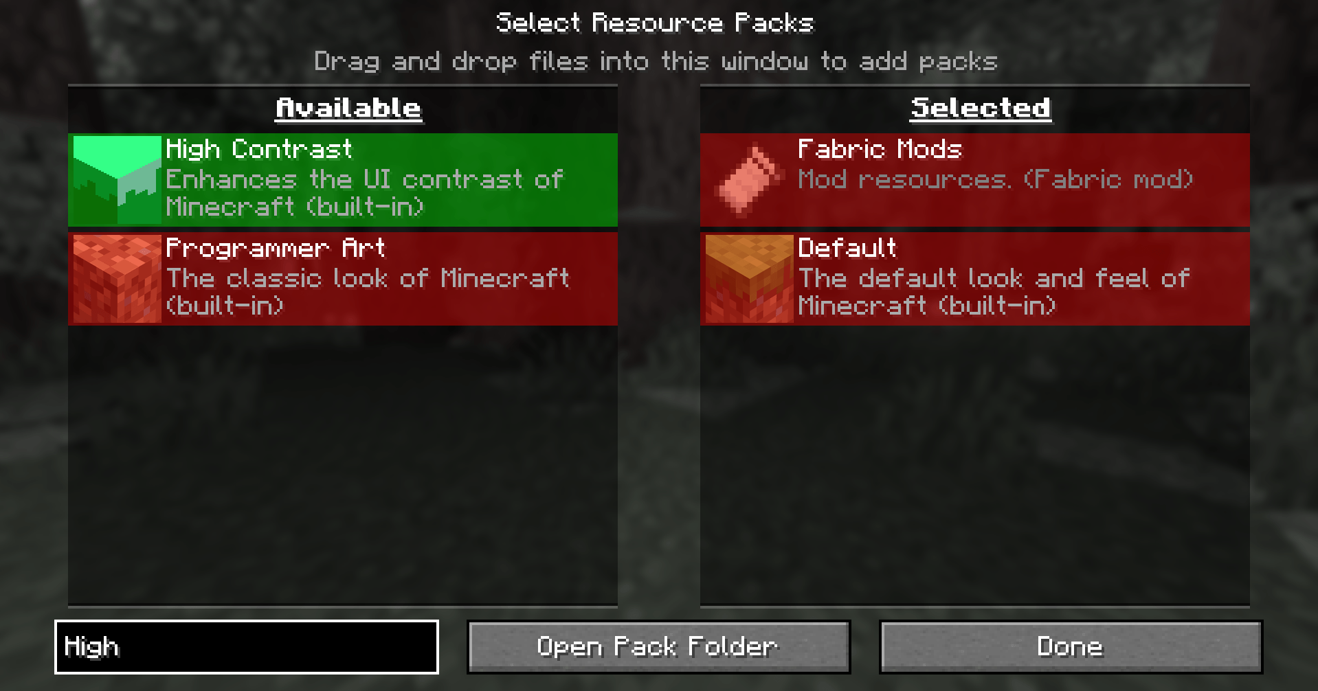 Мод Searchable Packs 1.21.8 (Добавляет панель поиска) | 4-03-2026, 14:58 - Моды для Minecraft / Инструменты / 1.21 / 1.21.4 / 1.21.5 / 1.21.8