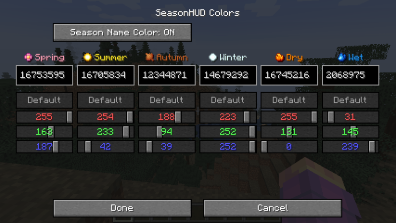 Мод SeasonHud 1.21.11/1.19.4 (Сезоны на HUD) | Вчера, 19:26 - Моды для Minecraft / Мини карта / Декор / Инструменты / 1.16.5 / 1.17.1 / 1.18.2 / 1.19.2 / 1.19.3 / 1.19.4 / 1.20 / 1.20.1 / 1.20.2 / 1.20.4 / 1.20.5 / 1.20.6 / 1.21 / 1.21.1 / 1.21.4 / 1.21.5 / 1.21.8 / 1.21.10 / 1.21.11
