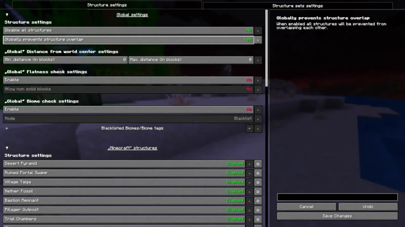 Мод Structurify 26.1/1.21.11 (Конфигурация структур Minecraft) | 26-03-2026, 17:35 - Моды для Minecraft / Мини карта / Миры и биомы / Инструменты / 1.20 / 1.20.1 / 1.21 / 1.21.1 / 1.21.4 / 1.21.5 / 1.21.8 / 1.21.10 / 1.21.11 / 26.1