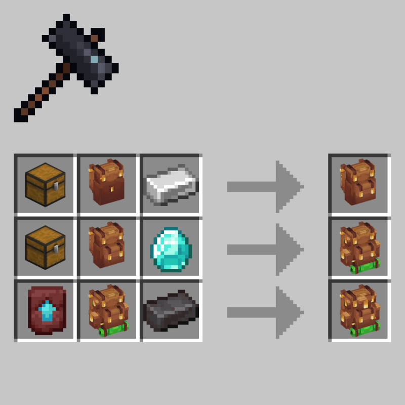 Мод Gero's Backpacks! 26.1/1.21.11 (Рюкзаки, крафт, кастомизация) | 30-03-2026, 19:00 - Моды для Minecraft / Сундуки и рюкзаки / Инструменты / 1.20.5 / 1.20.6 / 1.21 / 1.21.1 / 1.21.4 / 1.21.5 / 1.21.8 / 1.21.10 / 1.21.11 / 26.1