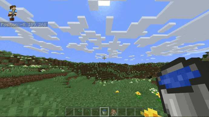 BedrockIfy - Sun glare example