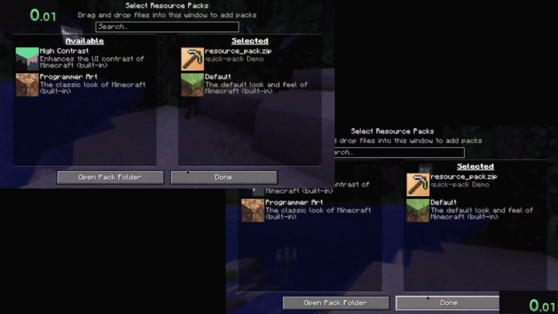 Loading Demo Resource Pack