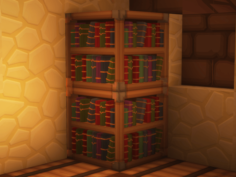 Bookshelves - Sapixcraft Resourcepack for Minecraft
