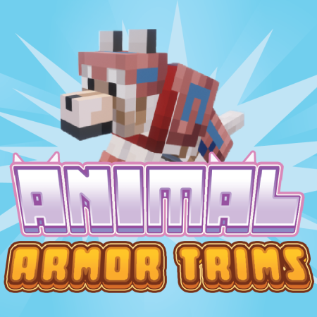 Мод Animal Armor Trims - Horse & Wolf 26.1.2/1.21.1 (трим для брони лошадей)
