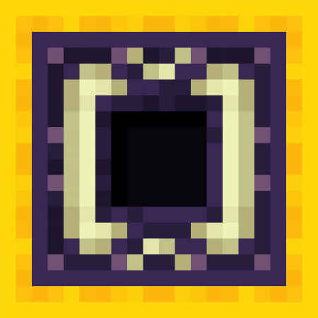 Better End Portal Frame 1.21/1.19.4 (Энд, портал, фиолетовый, лоза 16x)