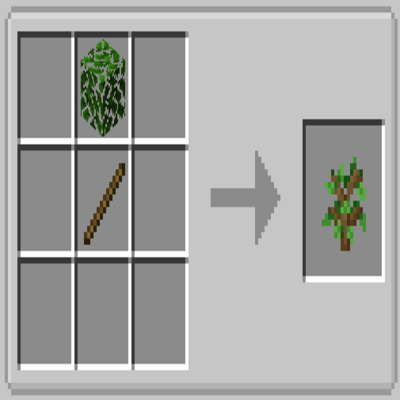 Мод Craftable Saplings 26.1.2/1.21.11 (Крафт саженцев и грибов)