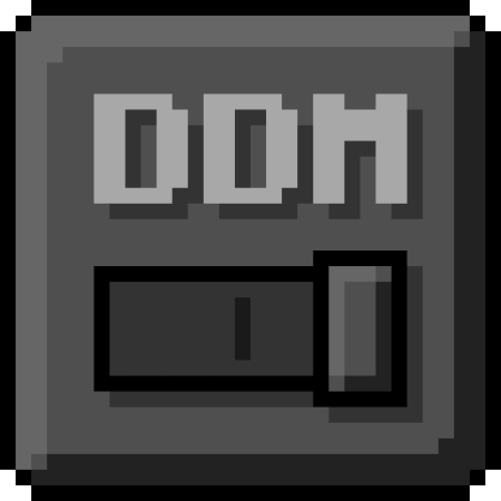 Default Dark Mode 26.1.2/1.21.11 (Тёмный интерфейс Minecraft 16x)