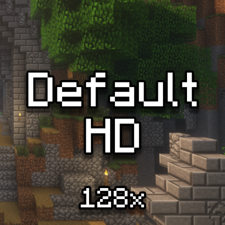 Default HD 128x 1.21.11/1.19.4 (Чистый HD, плавные тени 128x)