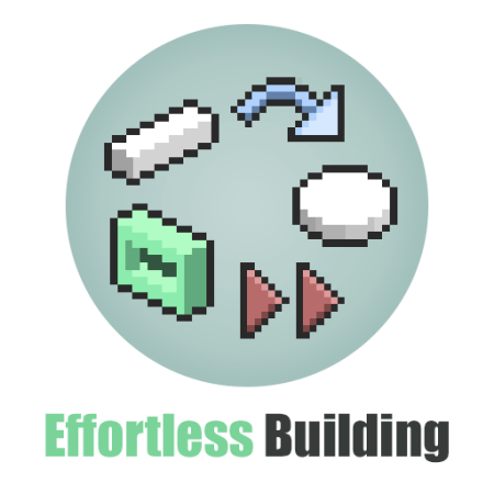 Мод Effortless Building 1.21.1/1.19.4 (Умное строительство, Инструменты для)