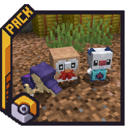 Fully Hisuian Starters (Cobblemon) 1.21.1/1.20.1 (текстуры покемонов, эволюция 16x)