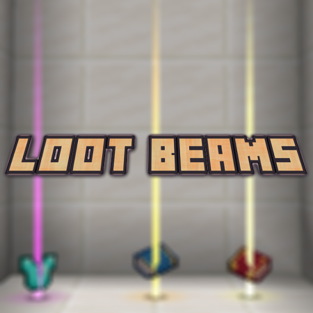 Мод Loot Beams: Refork (Клиентский мод для лута)