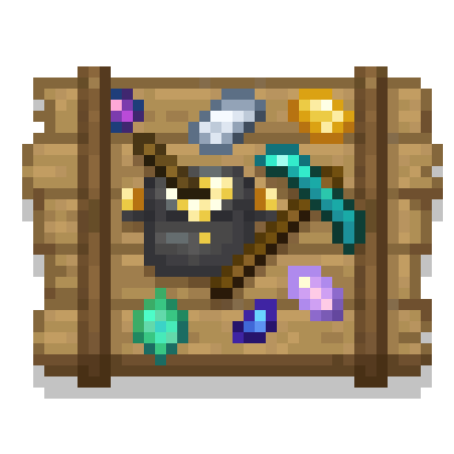 Мод Mineral Delight 1.20.1 (еда, минералы, дополнение)