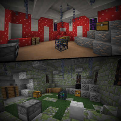 Repurposed Structures - Better Dungeons Compat Datapack 1.21.1/1.19.4 (Стилизация подземелий 16x)