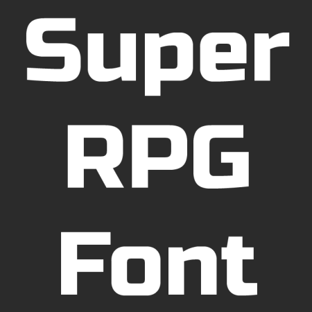 Super RPG Font 26.1.2/1.21.5 (Современный шрифт для RPG 32x)