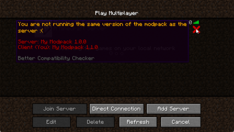 Мод Better Compatibility Checker 26.1.2/1.21.11 (Проверка совместимости серверов) | Вчера, 20:52 - Моды для Minecraft / Мини карта / Инструменты / 1.16.5 / 1.18 / 1.18.1 / 1.18.2 / 1.19 / 1.19.1 / 1.19.2 / 1.19.3 / 1.19.4 / 1.20 / 1.20.1 / 1.20.4 / 1.21 / 1.21.1 / 1.21.4 / 1.21.5 / 1.21.8 / 1.21.10 / 1.21.11 / 26.1 / 26.1.1 / 26.1.2