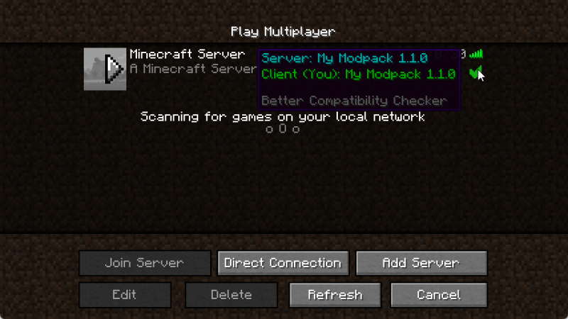 Мод Better Compatibility Checker 26.1.2/1.21.11 (Проверка совместимости серверов) | Вчера, 20:52 - Моды для Minecraft / Мини карта / Инструменты / 1.16.5 / 1.18 / 1.18.1 / 1.18.2 / 1.19 / 1.19.1 / 1.19.2 / 1.19.3 / 1.19.4 / 1.20 / 1.20.1 / 1.20.4 / 1.21 / 1.21.1 / 1.21.4 / 1.21.5 / 1.21.8 / 1.21.10 / 1.21.11 / 26.1 / 26.1.1 / 26.1.2