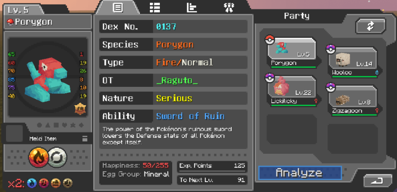 Мод Cobblemon Party Extras 1.21.1 (Улучшение интерфейса Cobblemon) | Вчера, 22:31 - Моды для Minecraft / Инструменты / 1.21.1