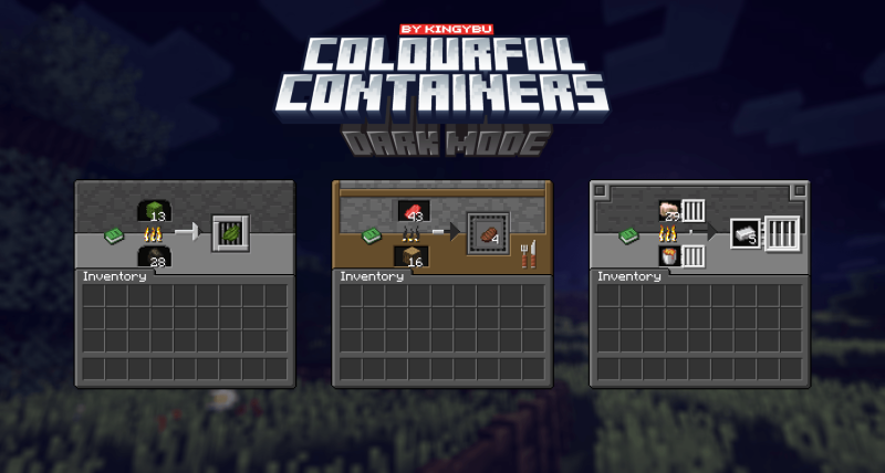 Colourful Containers Dark Mode GUI 1.21.11/1.20.4 (Тёмный интерфейс с анимацией 16x) | Сегодня, 19:41 - Текстуры для Minecraft / 1.12 / 1.11.2 / 1.10.2 / 1.12.1 / 1.12.2 / 1.13 / 1.13.1 / 1.13.2 / 1.14 / 1.14.2 / 1.14.3 / 1.14.4 / 1.15 / 1.15.1 / 1.15.2 / Текстуры 16x / Стандартные  / Яркие / Хоррор / 1.16 / 1.16.1 / 1.16.2 / 1.16.3 / 1.16.4 / 1.17 / 1.16.5 / 1.17.1 / 1.18 / 1.18.1 / 1.18.2 / 1.19 / 1.19.1 / 1.19.2 / 1.19.3 / 1.19.4 / 1.20.1 / 1.21.11 / 1.21.10 / 1.21.8 / 1.21.5 / 1.21.4 / 1.21.1 / 1.20.6 / 1.20.5 / 1.20.4 / 1.20.3 / 1.20.2