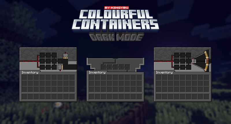 Colourful Containers Dark Mode GUI 1.21.11/1.20.4 (Тёмный интерфейс с анимацией 16x) | Сегодня, 19:41 - Текстуры для Minecraft / 1.12 / 1.11.2 / 1.10.2 / 1.12.1 / 1.12.2 / 1.13 / 1.13.1 / 1.13.2 / 1.14 / 1.14.2 / 1.14.3 / 1.14.4 / 1.15 / 1.15.1 / 1.15.2 / Текстуры 16x / Стандартные  / Яркие / Хоррор / 1.16 / 1.16.1 / 1.16.2 / 1.16.3 / 1.16.4 / 1.17 / 1.16.5 / 1.17.1 / 1.18 / 1.18.1 / 1.18.2 / 1.19 / 1.19.1 / 1.19.2 / 1.19.3 / 1.19.4 / 1.20.1 / 1.21.11 / 1.21.10 / 1.21.8 / 1.21.5 / 1.21.4 / 1.21.1 / 1.20.6 / 1.20.5 / 1.20.4 / 1.20.3 / 1.20.2