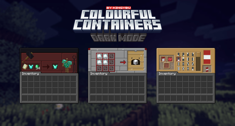 Colourful Containers Dark Mode GUI 1.21.11/1.20.4 (Тёмный интерфейс с анимацией 16x) | Сегодня, 19:41 - Текстуры для Minecraft / 1.12 / 1.11.2 / 1.10.2 / 1.12.1 / 1.12.2 / 1.13 / 1.13.1 / 1.13.2 / 1.14 / 1.14.2 / 1.14.3 / 1.14.4 / 1.15 / 1.15.1 / 1.15.2 / Текстуры 16x / Стандартные  / Яркие / Хоррор / 1.16 / 1.16.1 / 1.16.2 / 1.16.3 / 1.16.4 / 1.17 / 1.16.5 / 1.17.1 / 1.18 / 1.18.1 / 1.18.2 / 1.19 / 1.19.1 / 1.19.2 / 1.19.3 / 1.19.4 / 1.20.1 / 1.21.11 / 1.21.10 / 1.21.8 / 1.21.5 / 1.21.4 / 1.21.1 / 1.20.6 / 1.20.5 / 1.20.4 / 1.20.3 / 1.20.2