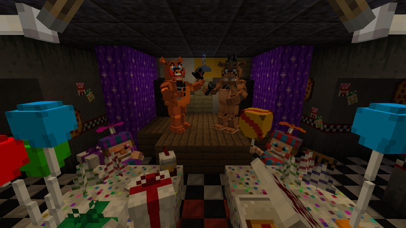 Мод Fazcraft [Minecraft x FNaF] 1.21.1/1.19.2 (FNaF хоррор-мод) | 15-04-2026, 10:51 - Моды для Minecraft / Оружие / Мобы / RPG / 1.16.5 / 1.18.2 / 1.19.2 / 1.20.1 / 1.20.4 / 1.21.1