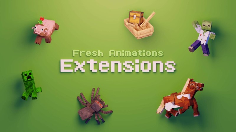 Fresh Animations: Extensions 1.21.11/1.19.4 (Анимации и детализация 16x) | Сегодня, 19:19 - Текстуры для Minecraft / Текстуры 16x / Реалистичные / Стандартные  / 1.19.2 / 1.19.4 / 1.20.1 / 1.21.11 / 1.21.10 / 1.21.8 / 1.21.5 / 1.21.4 / 1.21.1 / 1.20.6 / 1.20.5 / 1.20.4 / 1.20.3 / 1.20.2