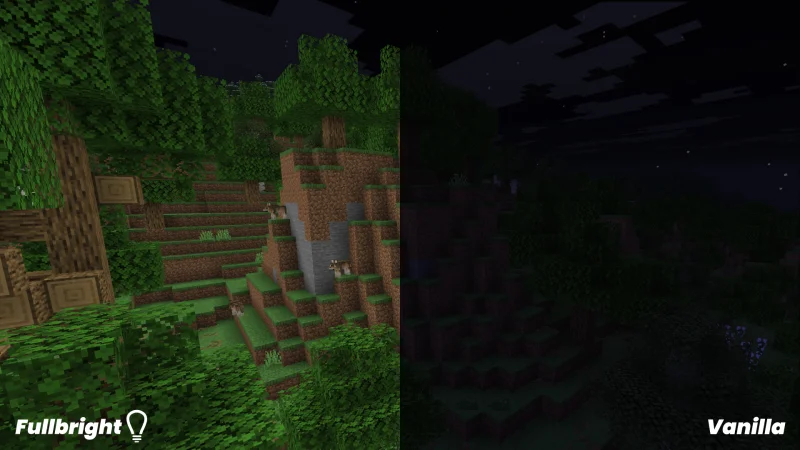 Fullbright UB 1.21.8/1.20.6 (Яркие текстуры освещения 16x) | Сегодня, 19:32 - Текстуры для Minecraft / Текстуры 16x / Стандартные  / Для слабых ПК / 1.21.8 / 1.21.5 / 1.21.4 / 1.20.6 / 1.20.5 / 1.20.4 / 1.20.3