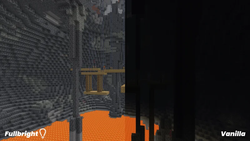 Fullbright UB 1.21.8/1.20.6 (Яркие текстуры освещения 16x) | 13-04-2026, 13:04 - Текстуры для Minecraft / Текстуры 16x / Стандартные  / Для слабых ПК / 1.21.8 / 1.21.5 / 1.21.4 / 1.20.6 / 1.20.5 / 1.20.4 / 1.20.3