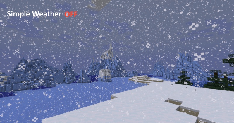 Мод Simple Weather 26.1.1/1.21.11 (Визуальные эффекты погоды) | Сегодня, 12:33 - Моды для Minecraft / Декор / Инструменты / 1.20.4 / 1.20.5 / 1.20.6 / 1.21 / 1.21.1 / 1.21.4 / 1.21.5 / 1.21.8 / 1.21.10 / 1.21.11 / 26.1.1