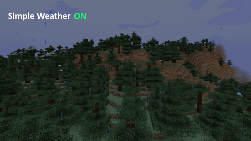 Мод Simple Weather 26.1.1/1.21.11 (Визуальные эффекты погоды) | Сегодня, 12:33 - Моды для Minecraft / Декор / Инструменты / 1.20.4 / 1.20.5 / 1.20.6 / 1.21 / 1.21.1 / 1.21.4 / 1.21.5 / 1.21.8 / 1.21.10 / 1.21.11 / 26.1.1