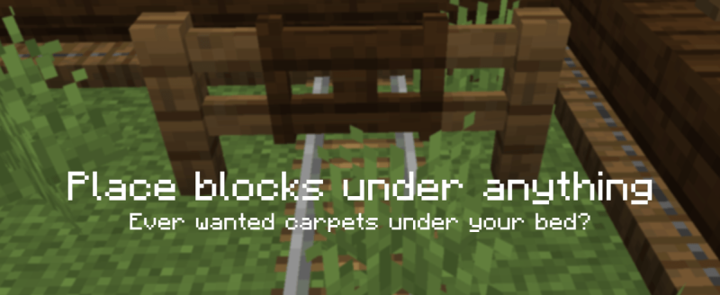Мод Underlay 26.1.2/1.21.11 (декоративные накладки) | Вчера, 23:29 - Моды для Minecraft / Декор / 1.12.2 / Инструменты / Ядра (Библиотеки) / 1.20.1 / 1.21 / 1.21.1 / 1.21.4 / 1.21.5 / 1.21.8 / 1.21.10 / 1.21.11 / 26.1 / 26.1.1 / 26.1.2