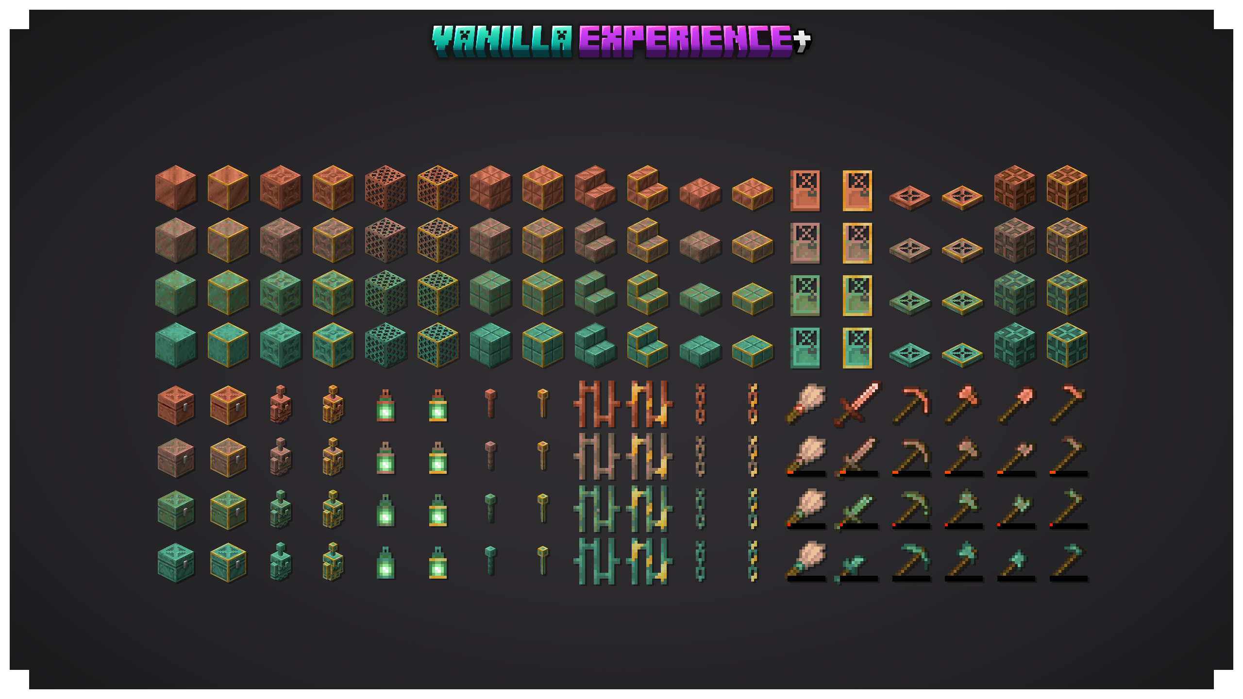 Vanilla Experience+ (Улучшенный ванильный стиль 16x) | 8-04-2026, 14:11 - Текстуры для Minecraft / Текстуры 16x / Стандартные  / Яркие